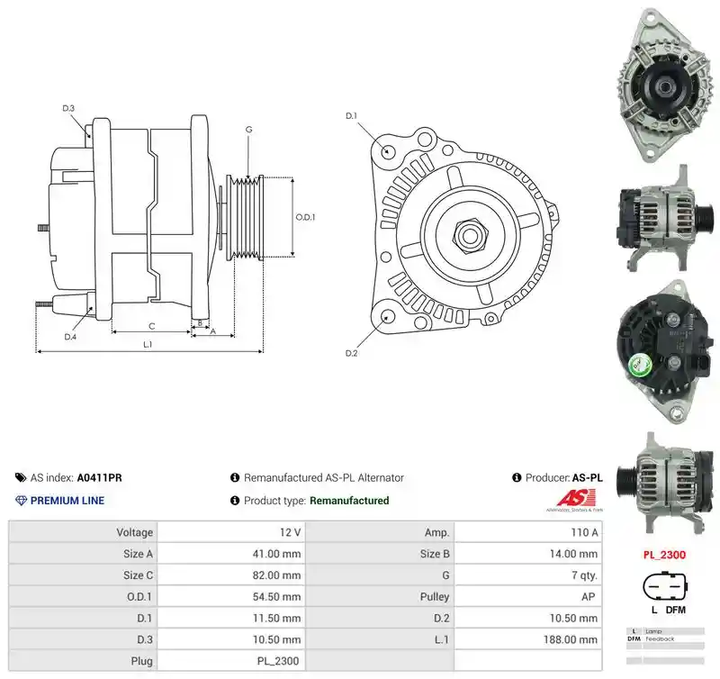 AS-PL A0411PR AS-PL A0411PR