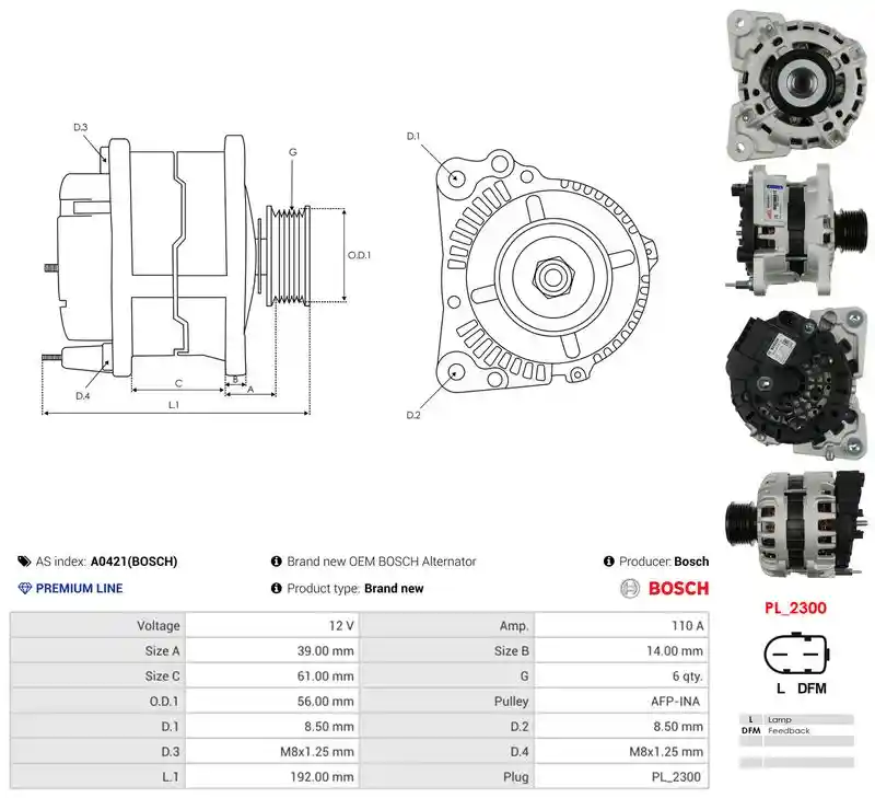 AS-PL A0421(BOSCH)