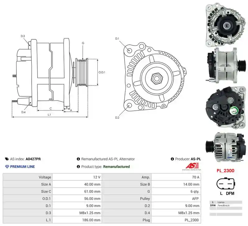 AS-PL A0427PR AS-PL A0427PR