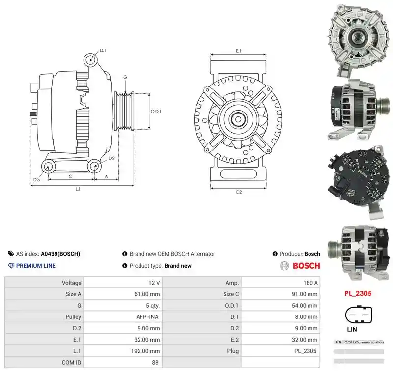 AS-PL A0439(BOSCH) AS-PL A0439(BOSCH)