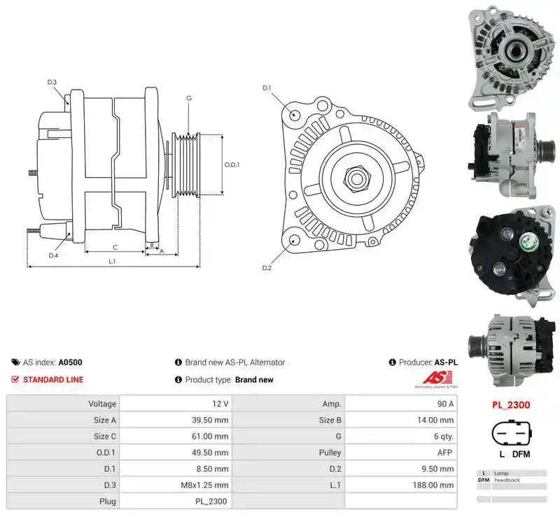 AS-PL A0500 AS-PL A0500