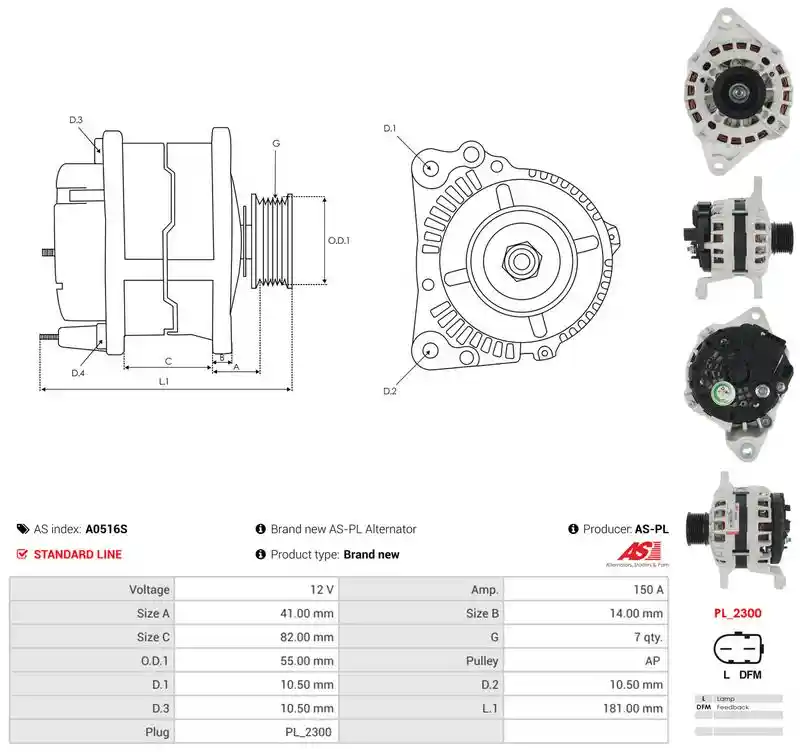 AS-PL A0516S