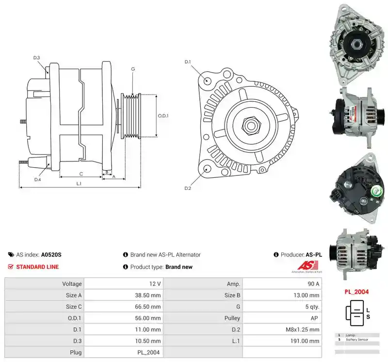 AS-PL A0520S