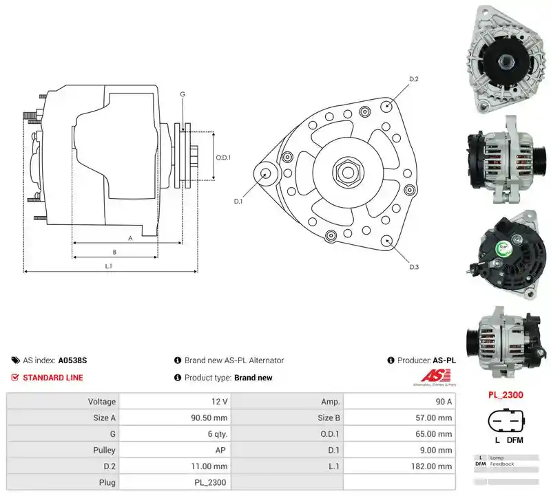 AS-PL A0538S