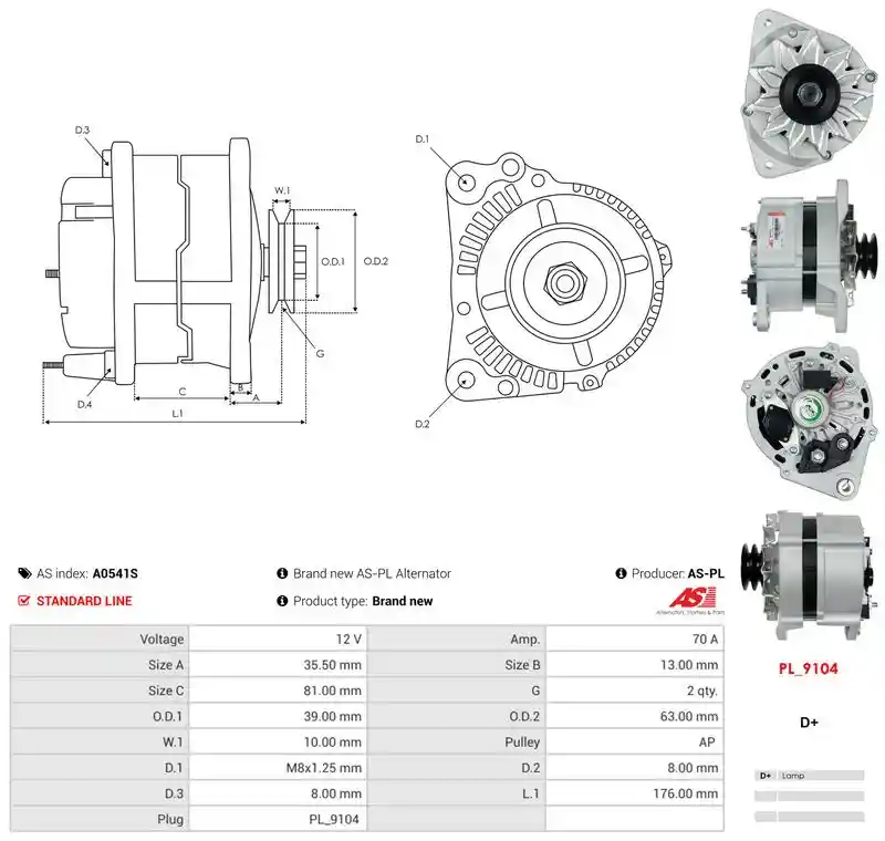 AS-PL A0541S