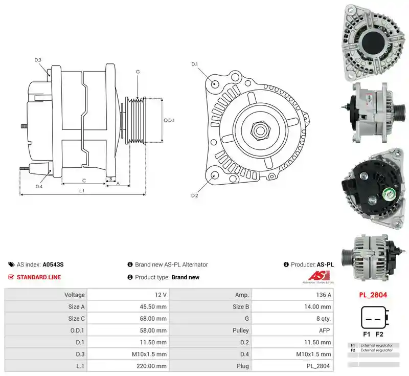 AS-PL A0543S