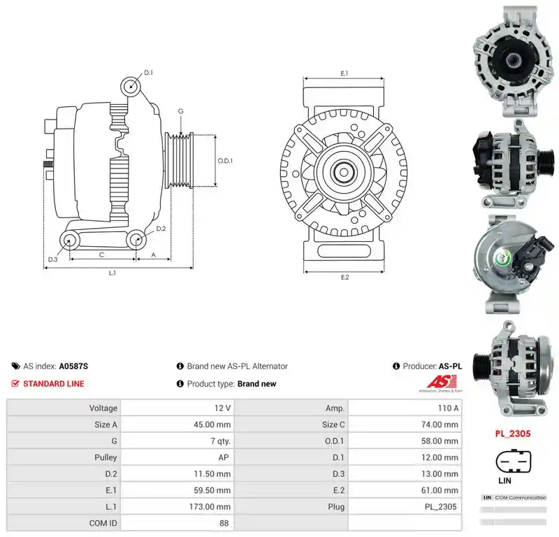 AS-PL A0587S
