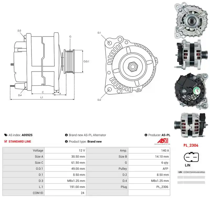 AS-PL A0592S