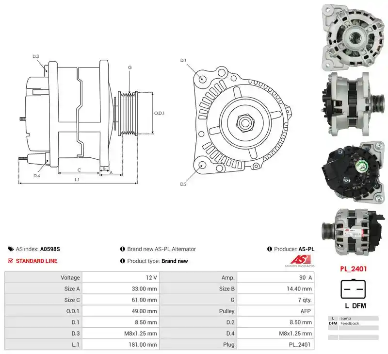 AS-PL A0598S