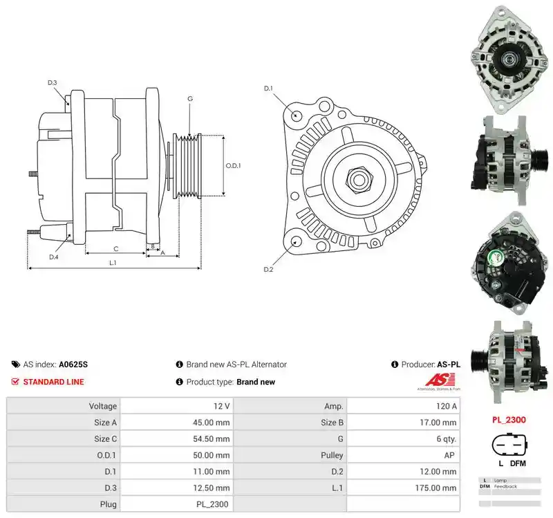 AS-PL A0625S
