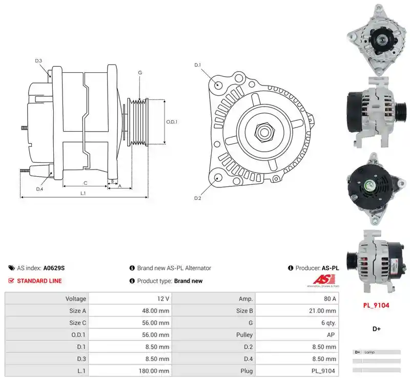 AS-PL A0629S