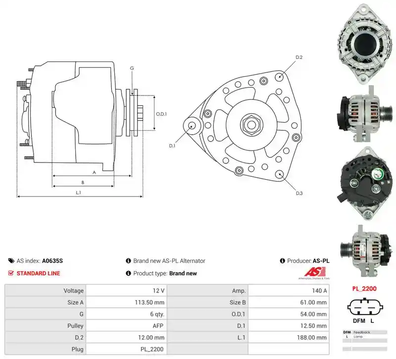 AS-PL A0635S