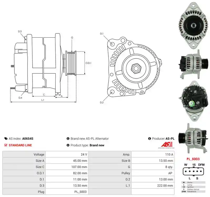 AS-PL A0654S