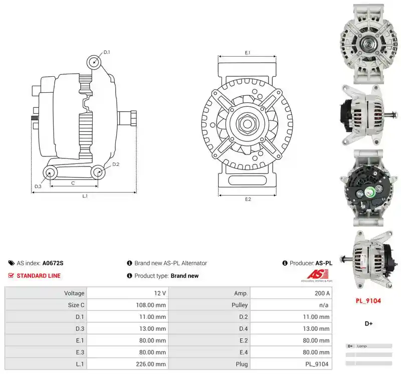 AS-PL A0672S