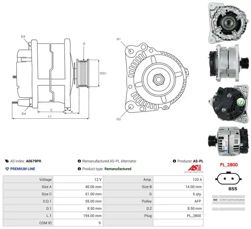AS-PL A0679PR AS-PL A0679PR
