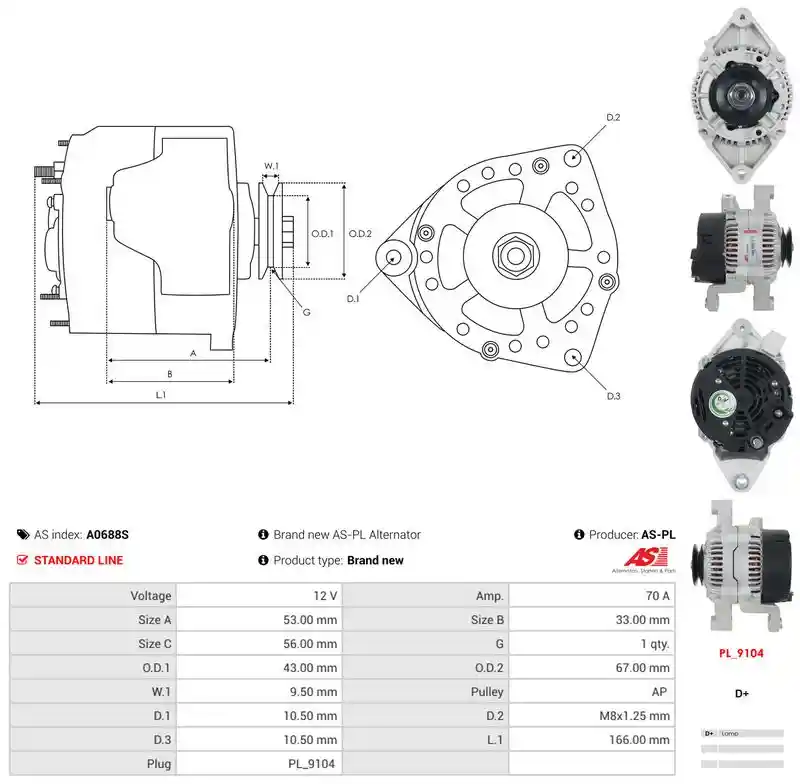 AS-PL A0688S