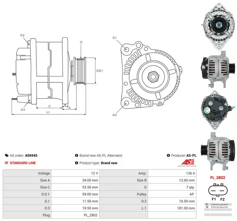 AS-PL A0694S
