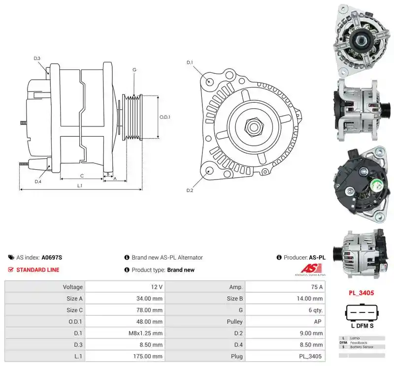 AS-PL A0697S