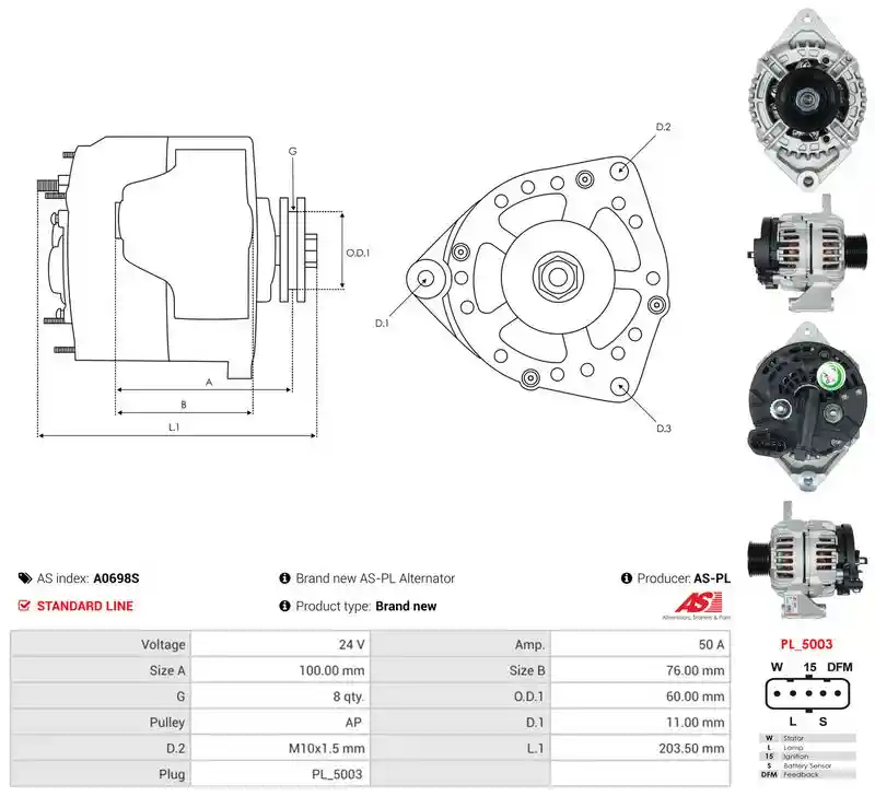 AS-PL A0698S