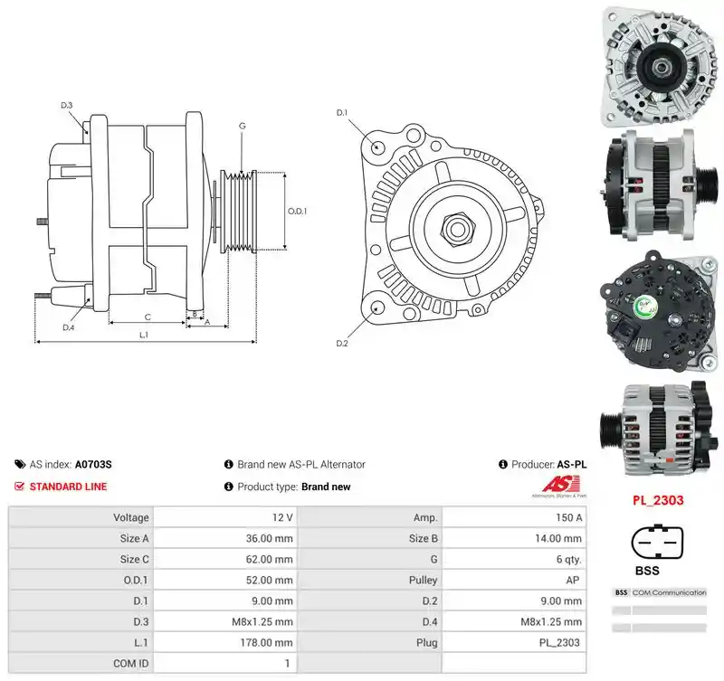 AS-PL A0703S