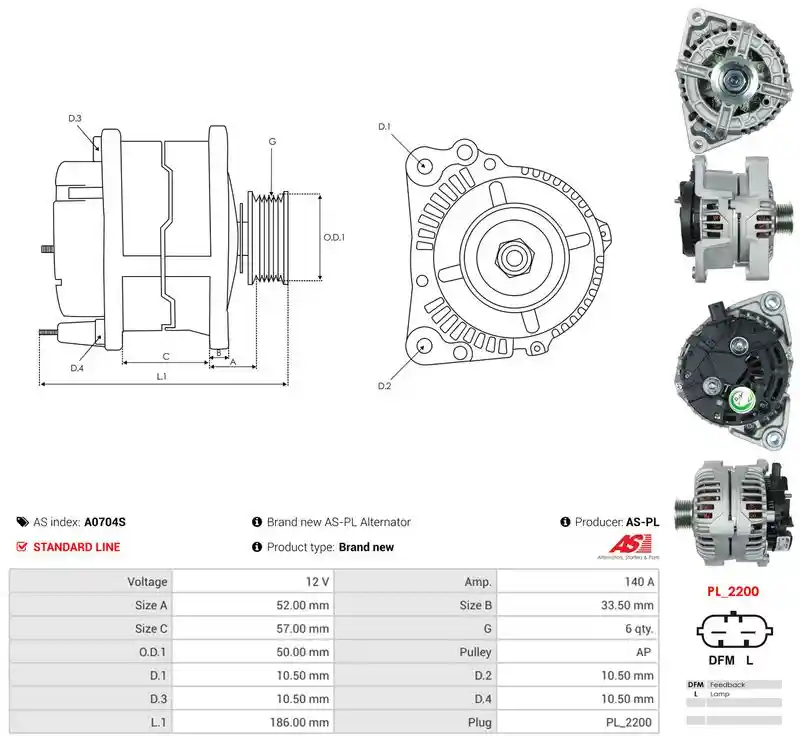 AS-PL A0704S