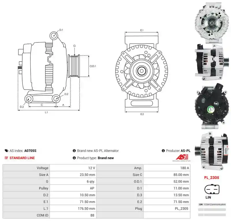 AS-PL A0705S