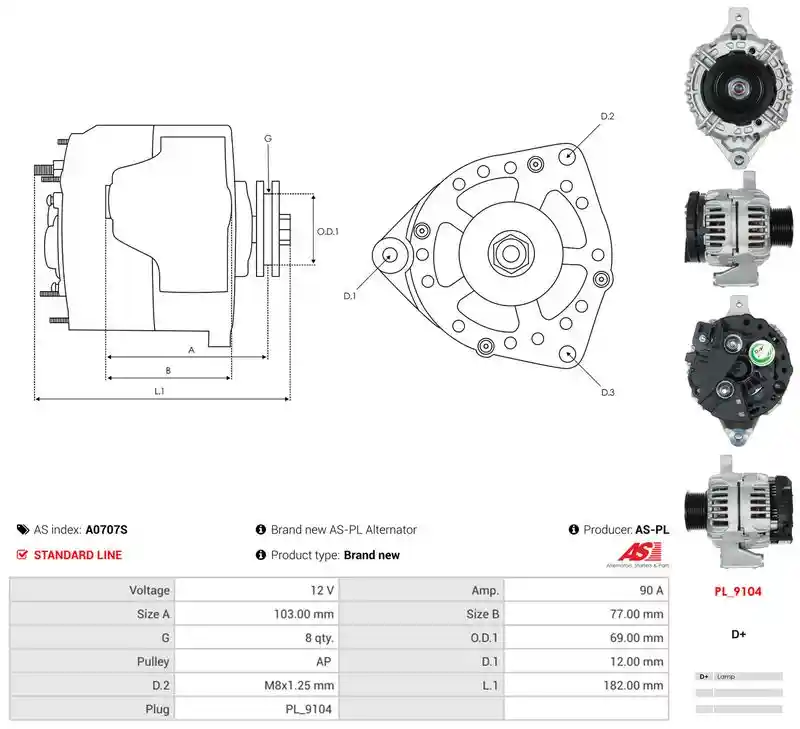AS-PL A0707S