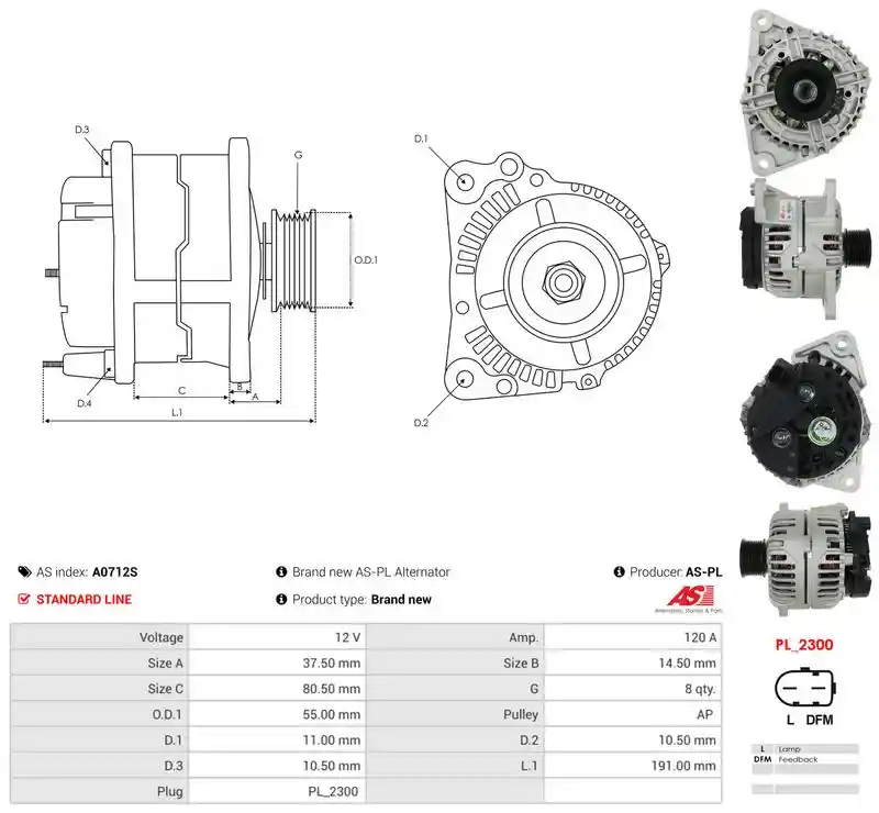 AS-PL A0712S