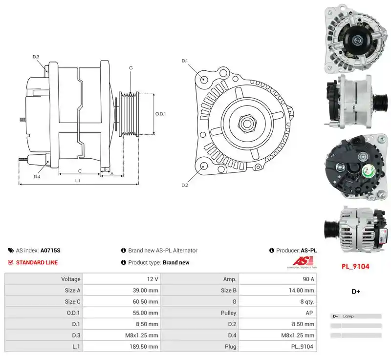 AS-PL A0715S