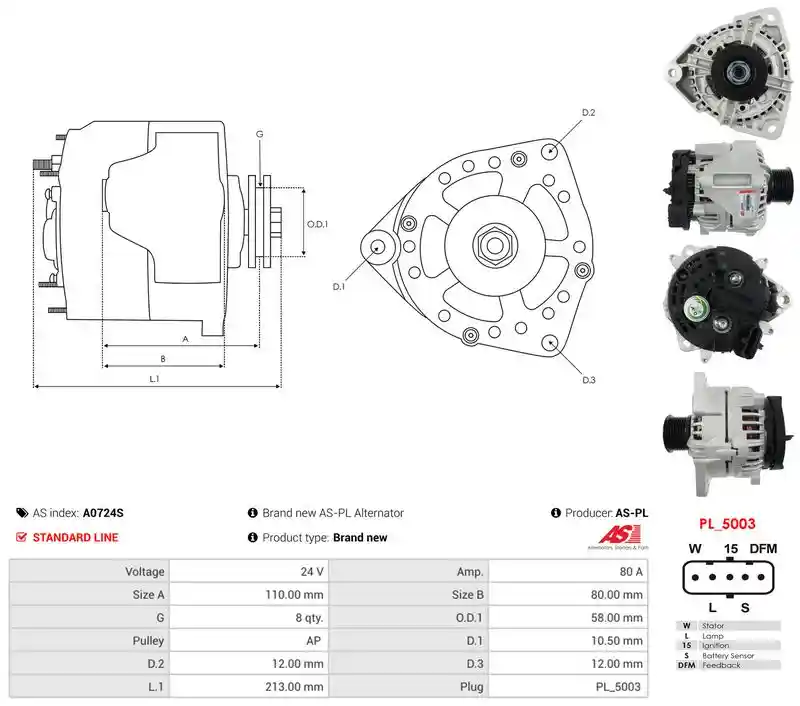AS-PL A0724S