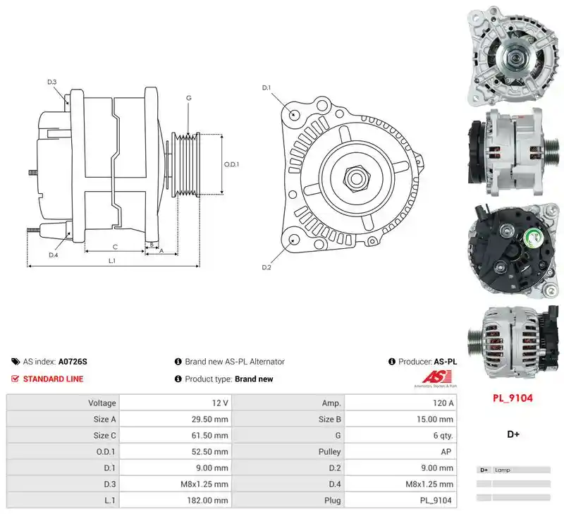 AS-PL A0726S