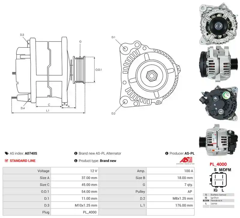 AS-PL A0740S