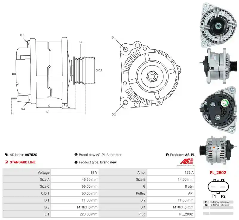 AS-PL A0752S