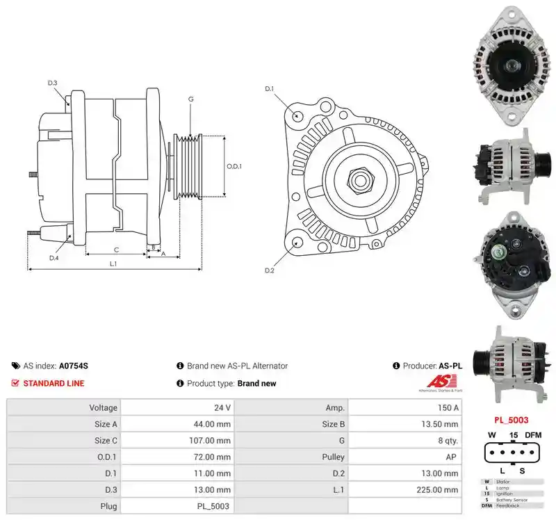 AS-PL A0754S