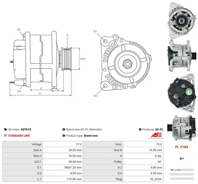 AS-PL A0761S