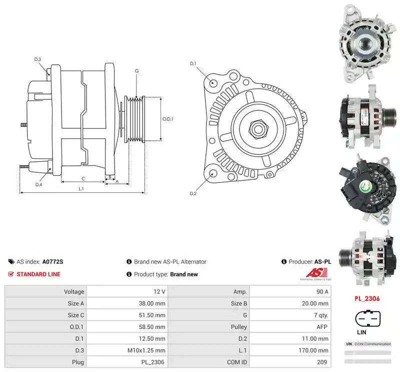 AS-PL A0772S
