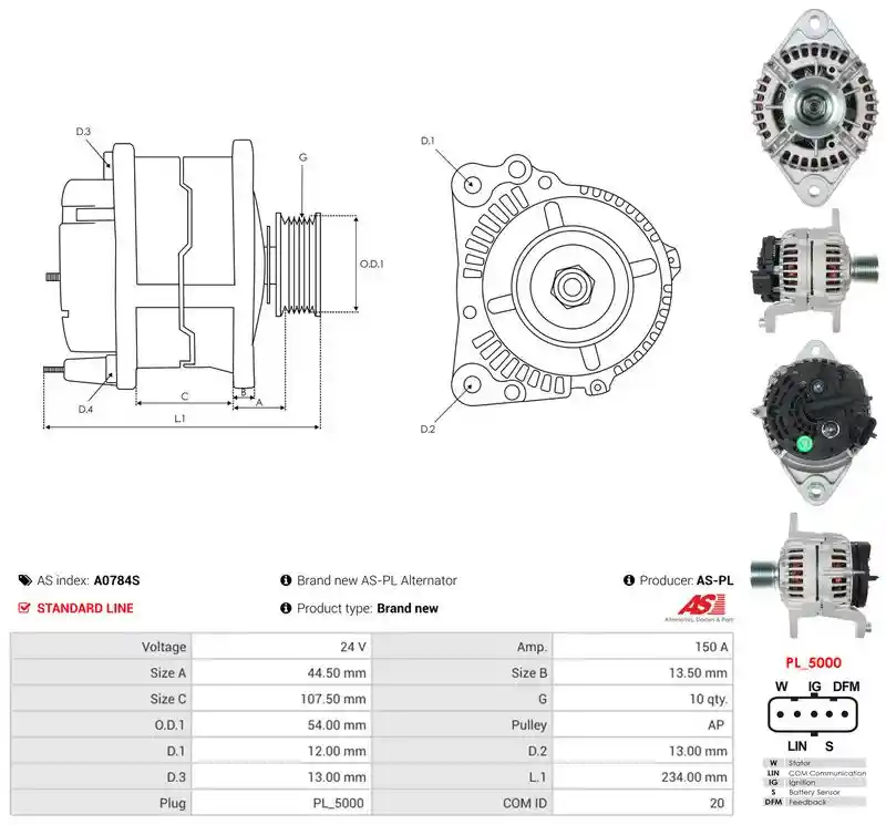 AS-PL A0784S
