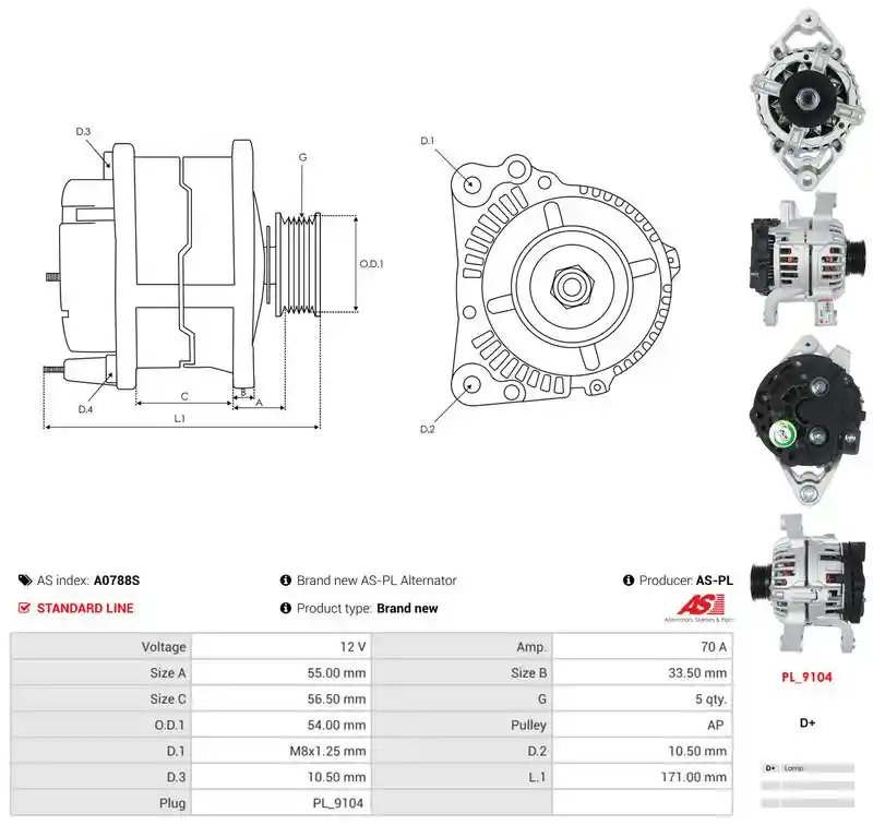 AS-PL A0788S
