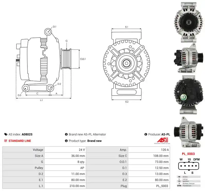 AS-PL A0802S