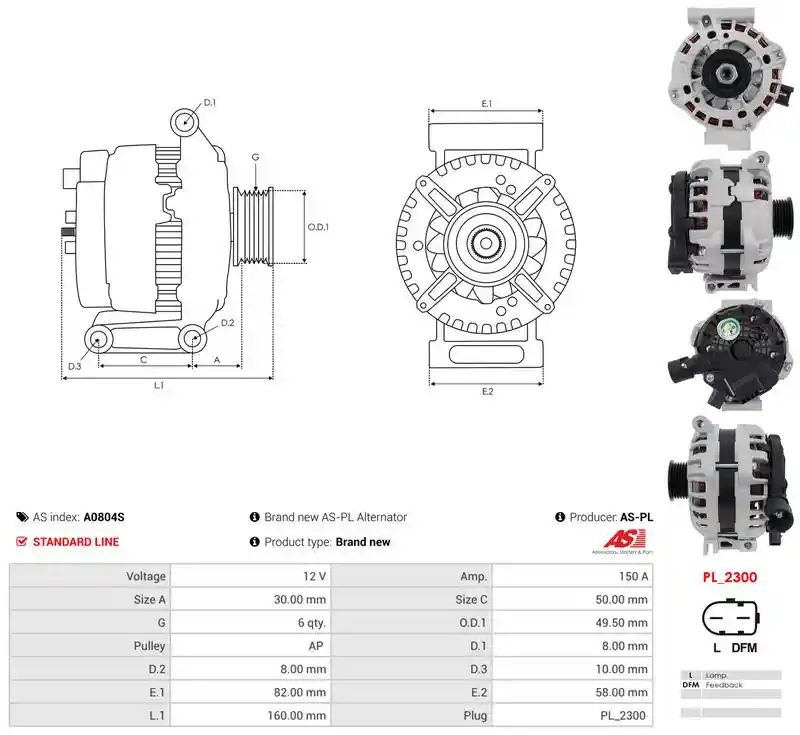 AS-PL A0804S