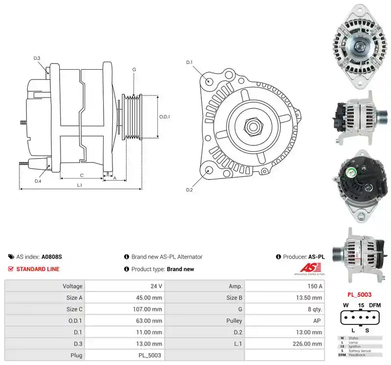 AS-PL A0808S