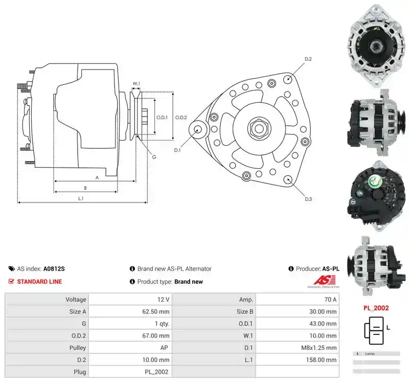 AS-PL A0812S
