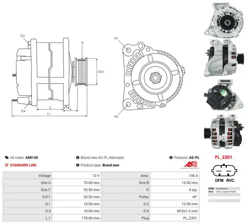 AS-PL A0814S