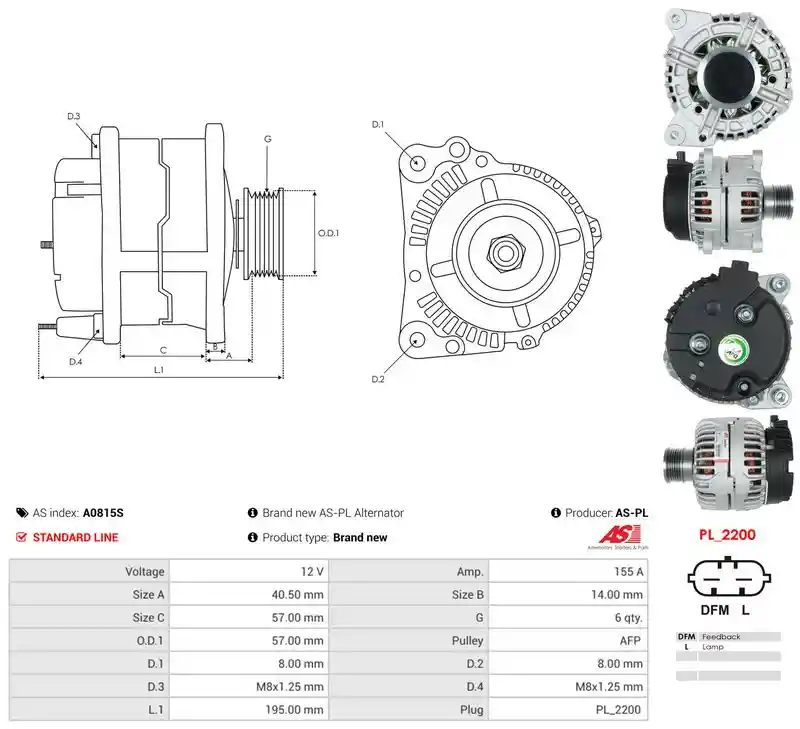 AS-PL A0815S