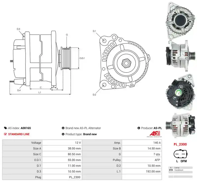 AS-PL A0816S