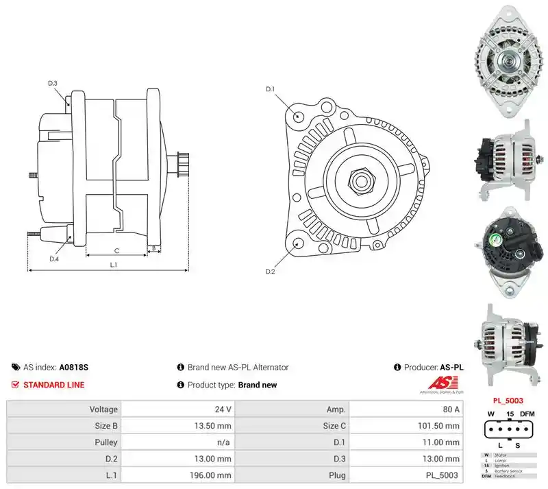 AS-PL A0818S