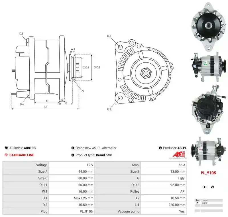 AS-PL A0819S