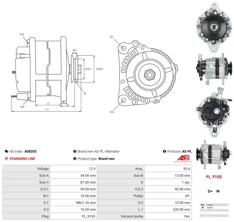 AS-PL A0820S