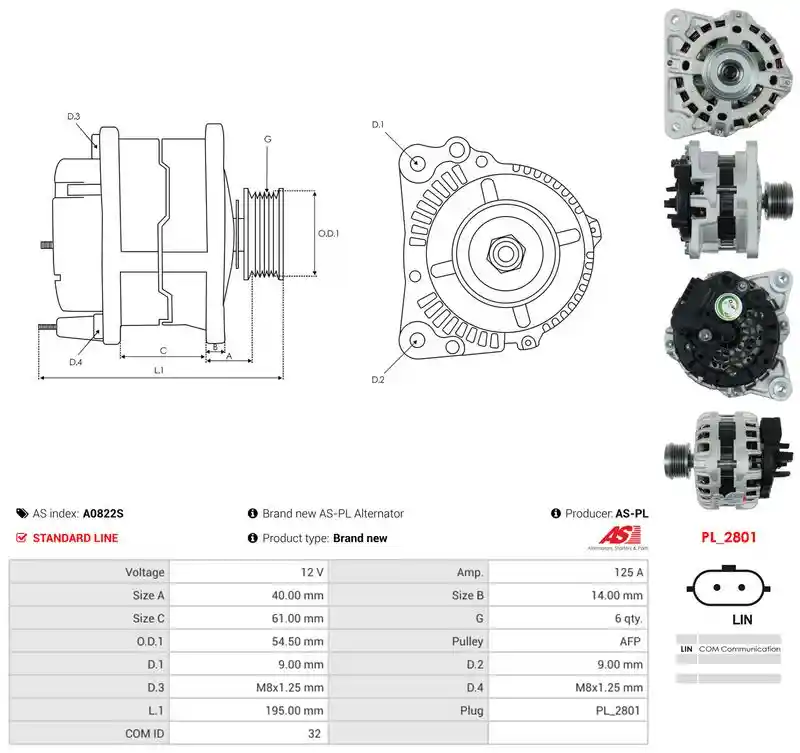 AS-PL A0822S
