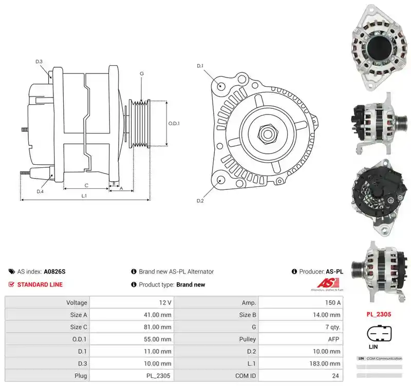 AS-PL A0826S